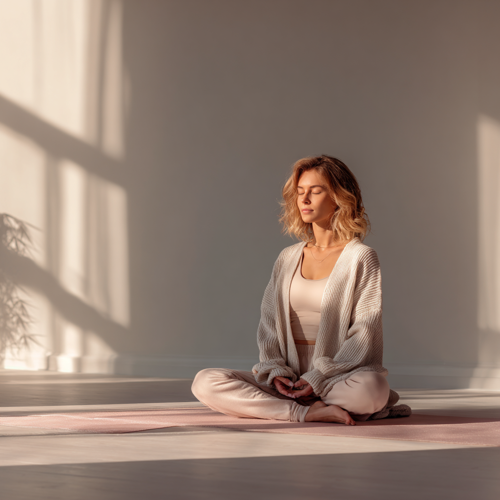 Йога студія з природним освітленням